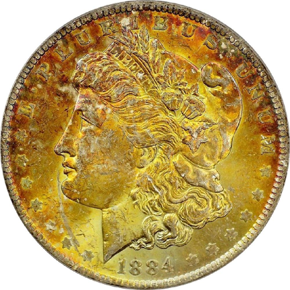 1884-O-Toned-Morgan-Dollar